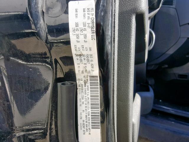 1J8HH48K48C115504 - 2008 JEEP COMMANDER BLACK photo 10