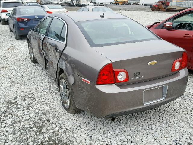 1G1ZC5EB5AF232543 - 2010 CHEVROLET MALIBU 1LT 棕色 照片 3