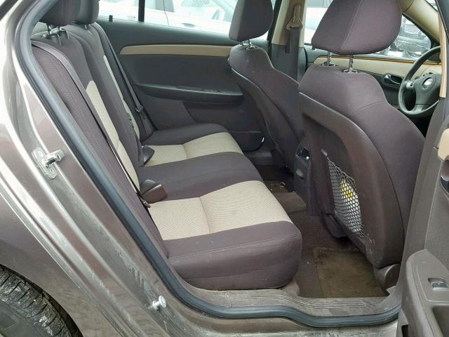 1G1ZC5EB5AF232543 - 2010 CHEVROLET MALIBU 1LT 棕色 照片 6