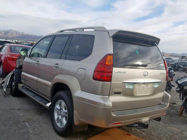 JTJBT20X440051545 - 2004 LEXUS GX 470 GOLD photo 3