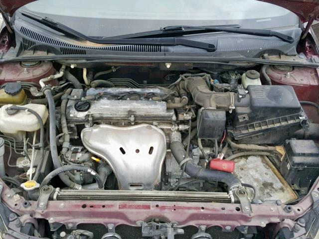 JTKDE167480245949 - 2008 TOYOTA SCION TC ბურგუნდია ფოტო 7