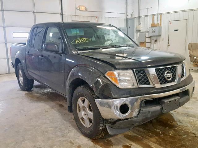 1N6AD07W57C454494 - 2007 NISSAN FRONTIER C BLACK photo 1