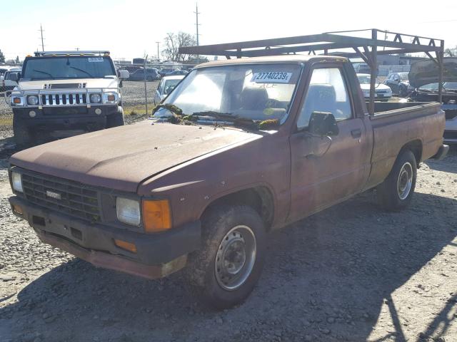 JT4RN50R6G0133439 - 1986 TOYOTA PICKUP 1/2 ORANGE photo 2