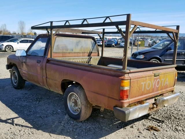 JT4RN50R6G0133439 - 1986 TOYOTA PICKUP 1/2 ORANGE photo 3