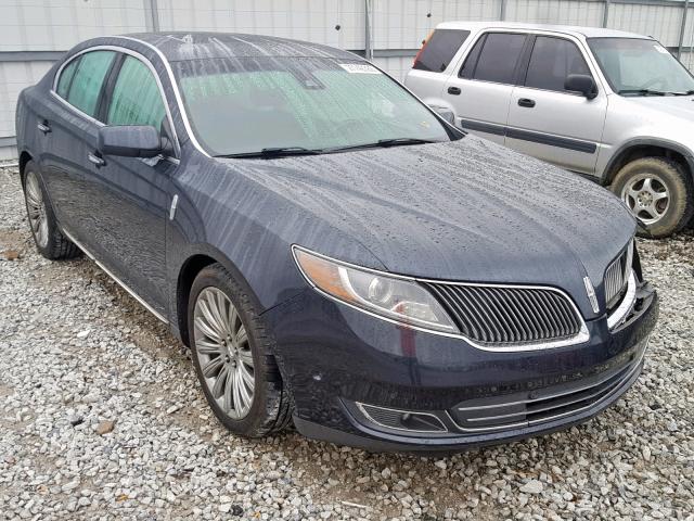 1LNHL9DK3DG608341 - 2013 LINCOLN MKS BLUE photo 1