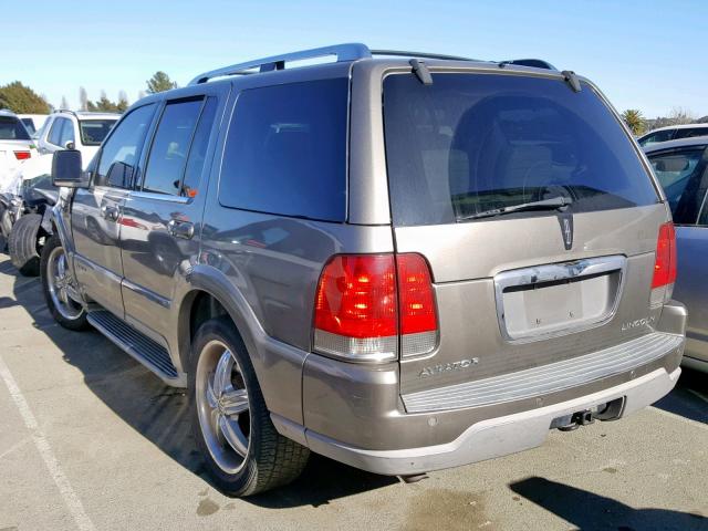 5LMEU68H04ZJ44178 - 2004 LINCOLN AVIATOR 灰色 照片 3