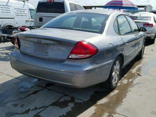 1FAFP56U46A207724 - 2006 FORD TAURUS SEL GRAY photo 4