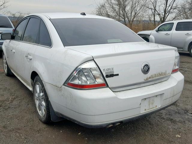 1MEHM42WX8G608397 - 2008 MERCURY SABLE PREM WHITE photo 3