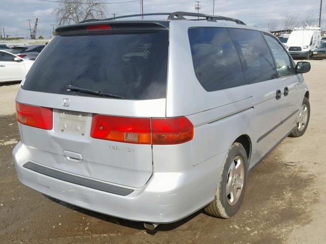 2HKRL185X1H554302 - 2001 HONDA ODYSSEY LX SILVER photo 4