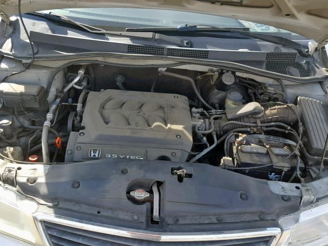 2HKRL185X1H554302 - 2001 HONDA ODYSSEY LX SILVER photo 7