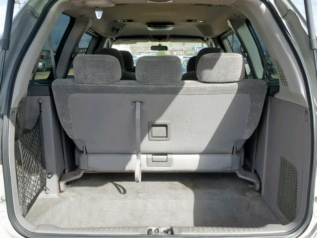 2HKRL185X1H554302 - 2001 HONDA ODYSSEY LX SILVER photo 9