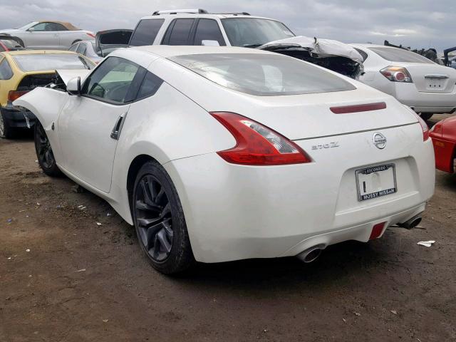 JN1AZ4EH8HM953837 - 2017 NISSAN 370Z BASE WHITE photo 3