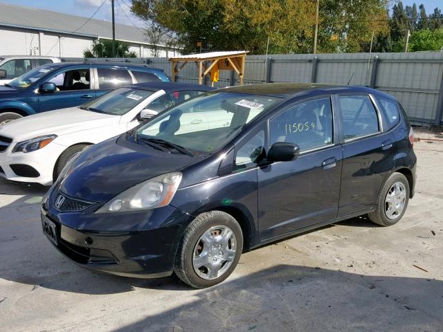 JHMGE88299S073761 - 2009 HONDA FIT BLACK photo 9