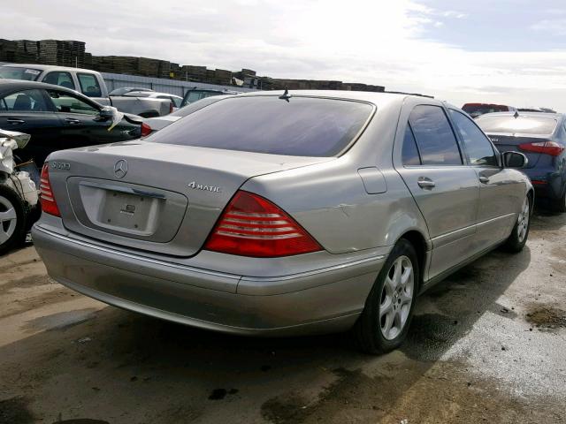 WDBNG83J36A476507 - 2006 MERCEDES-BENZ S 430 4MAT TAN photo 4