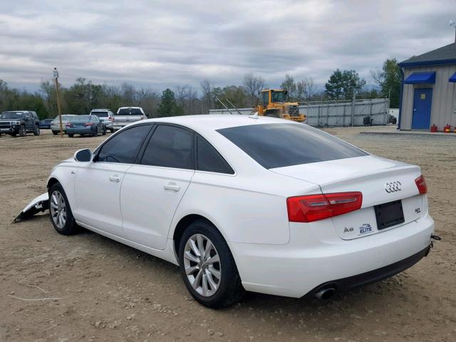 WAUBGAFC7CN004367 - 2012 AUDI A6 WHITE photo 3