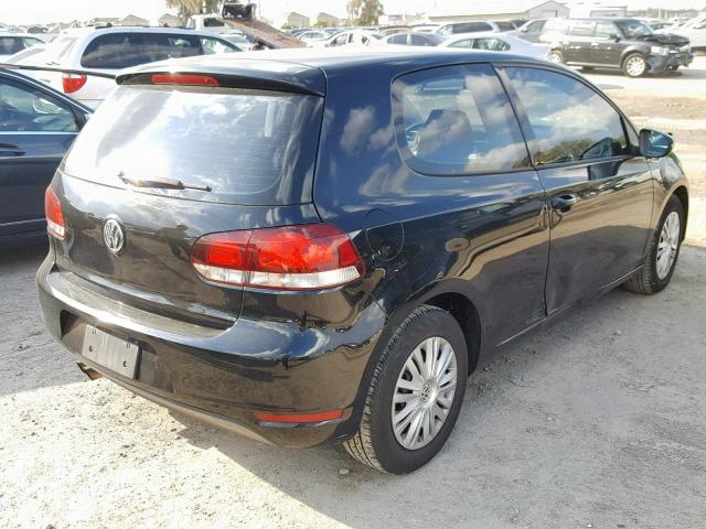 WVWBA7AJ2AW287071 - 2010 VOLKSWAGEN GOLF 黑色 照片 4