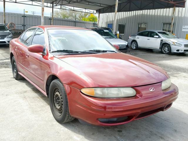 1G3NL52E71C260138 - 2001 OLDSMOBILE ALERO GL RED photo 1