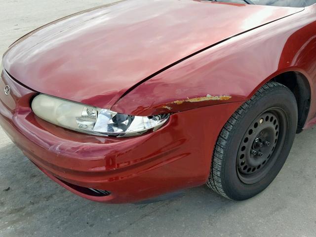 1G3NL52E71C260138 - 2001 OLDSMOBILE ALERO GL RED photo 9