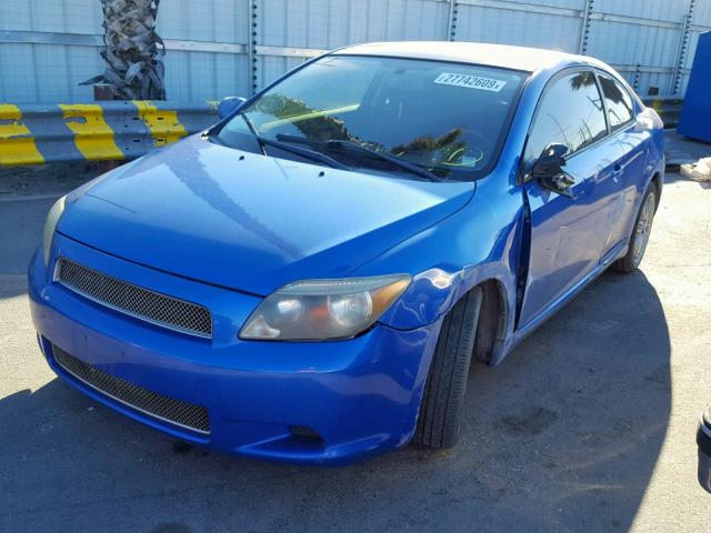 JTKDE167760130601 - 2006 TOYOTA SCION TC ლურჯი ფოტო 2