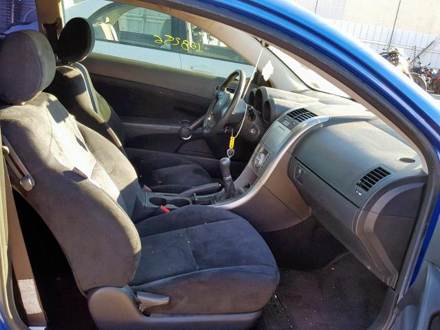 JTKDE167760130601 - 2006 TOYOTA SCION TC ლურჯი ფოტო 5