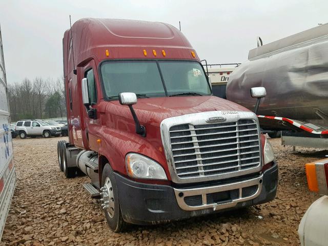 1FUJGLDR9CLBM9905 - 2012 FREIGHTLINER CASCADIA 1 BURGUNDY photo 1