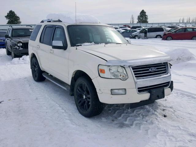 1FMEU85869UA44383 - 2009 FORD EXPLORER L WHITE photo 1