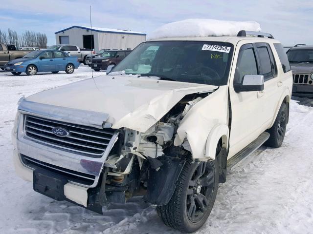 1FMEU85869UA44383 - 2009 FORD EXPLORER L WHITE photo 2