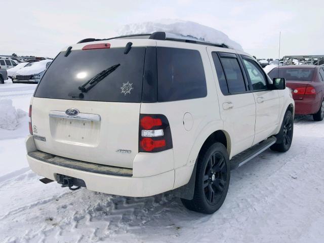 1FMEU85869UA44383 - 2009 FORD EXPLORER L WHITE photo 4