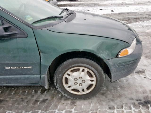 1B3EJ46X1XN505008 - 1999 DODGE STRATUS GREEN photo 9