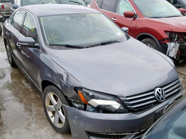 1VWBP7A36DC036475 - 2013 VOLKSWAGEN PASSAT SE BLUE photo 1