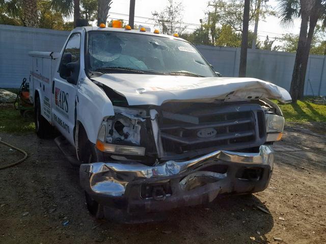 1FDSF34L54EC56748 - 2004 FORD F350 SRW S WHITE photo 1