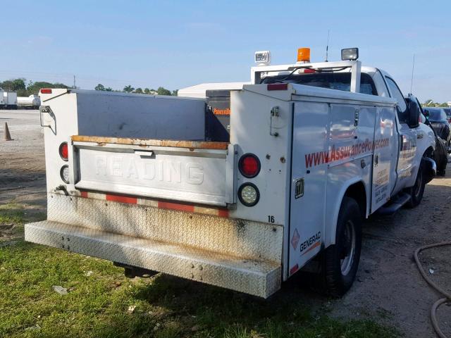 1FDSF34L54EC56748 - 2004 FORD F350 SRW S WHITE photo 4