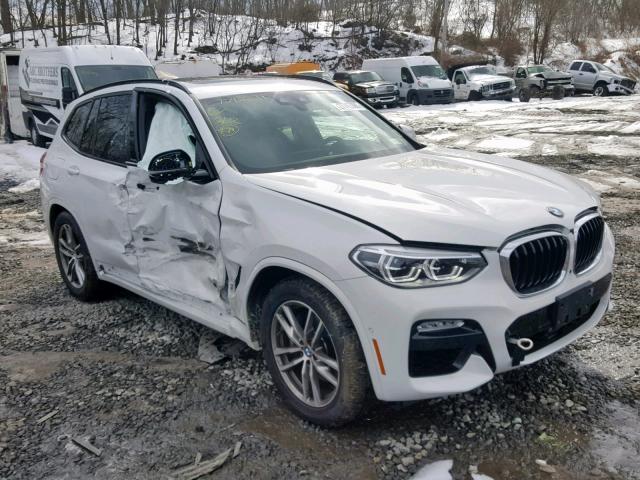 5UXTR9C57JLD62651 - 2018 BMW X3 XDRIVE3 WHITE photo 1