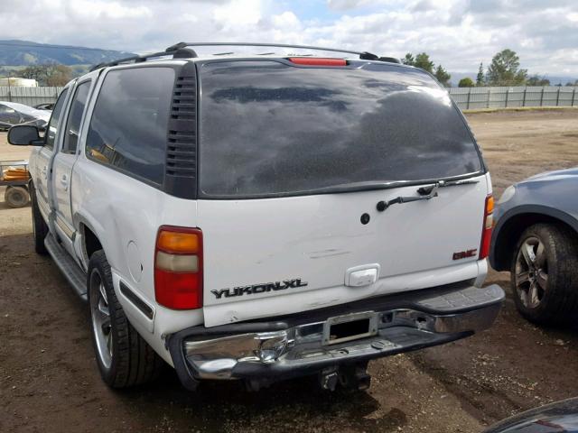 3GKEC16TX1G120880 - 2001 GMC YUKON XL C WHITE photo 3