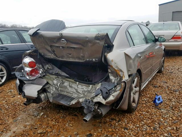 1N4BL11D26N427754 - 2006 NISSAN ALTIMA SE BROWN photo 4