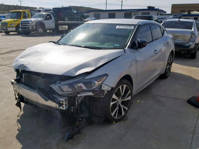 1N4AA6AP6GC902005 - 2016 NISSAN MAXIMA 3.5 SILVER photo 2