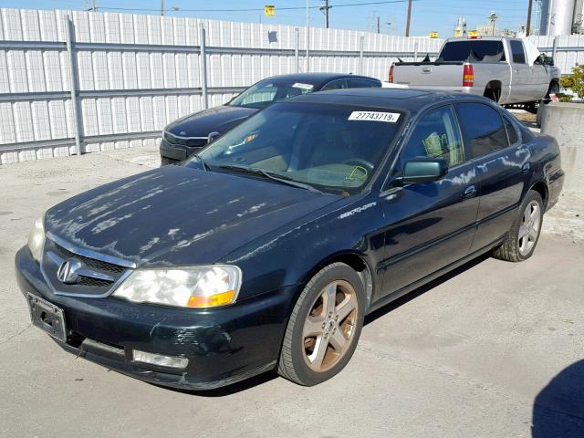 19UUA56842A015897 - 2002 ACURA 3.2TL TYPE GREEN photo 2