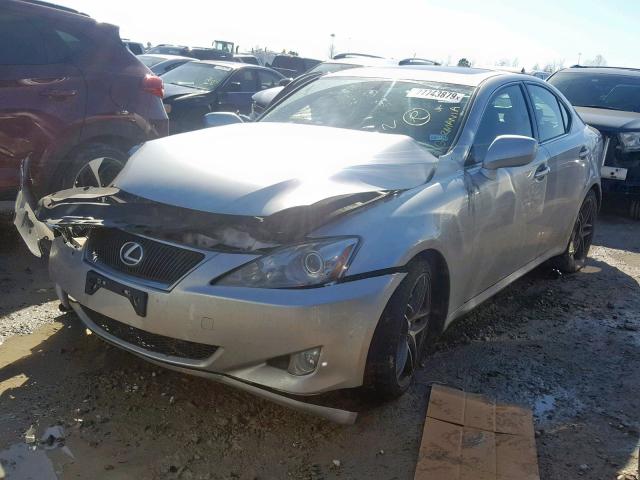 JTHBE262265011171 - 2006 LEXUS IS 350 SILVER photo 2