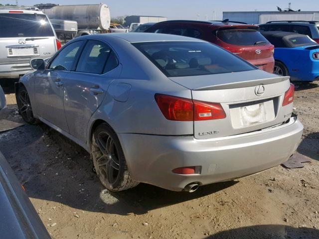 JTHBE262265011171 - 2006 LEXUS IS 350 SILVER photo 3