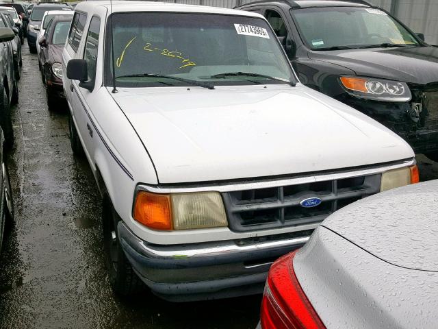 1FTCR10U3PUA08463 - 1993 FORD RANGER WHITE photo 1