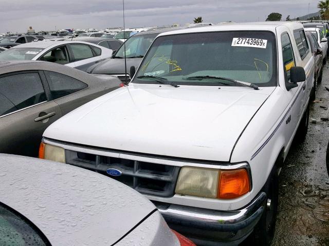 1FTCR10U3PUA08463 - 1993 FORD RANGER WHITE photo 2