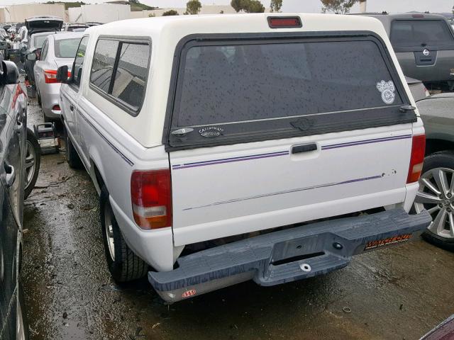 1FTCR10U3PUA08463 - 1993 FORD RANGER WHITE photo 3