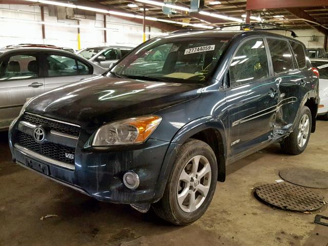 JTMDK4DV7A5096867 - 2010 TOYOTA RAV4 LIMIT GREEN photo 2