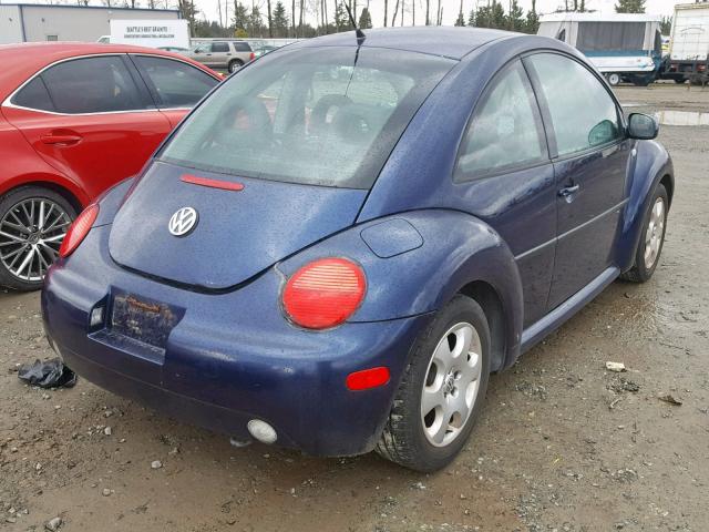 3VWCB21C52M417686 - 2002 VOLKSWAGEN NEW BEETLE Mavi foto 4