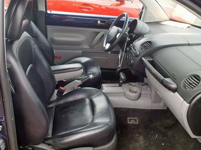 3VWCB21C52M417686 - 2002 VOLKSWAGEN NEW BEETLE Mavi foto 5