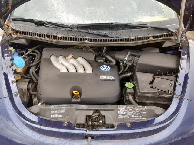 3VWCB21C52M417686 - 2002 VOLKSWAGEN NEW BEETLE Mavi foto 7