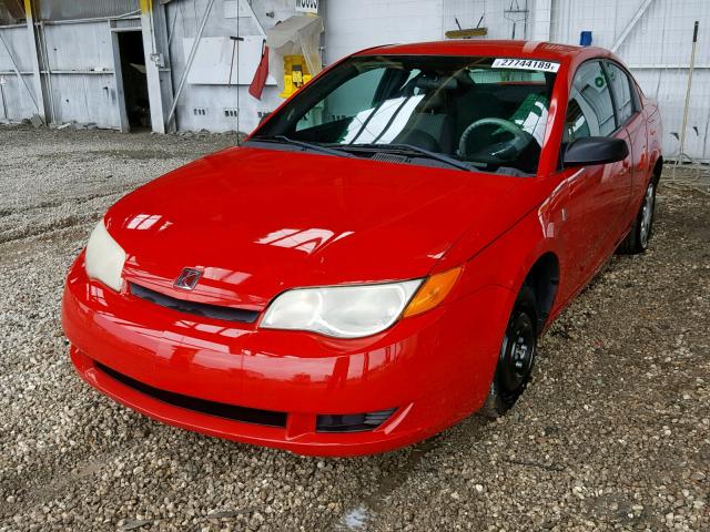 1G8AN12F75Z170852 - 2005 SATURN ION LEVEL RED photo 2
