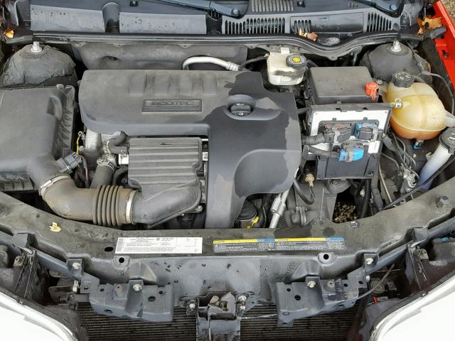 1G8AN12F75Z170852 - 2005 SATURN ION LEVEL RED photo 7