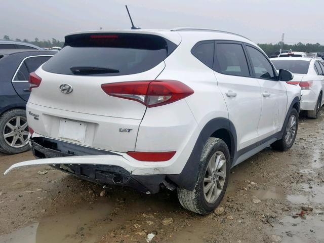 KM8J33A25HU390655 - 2017 HYUNDAI TUCSON LIM WHITE photo 4