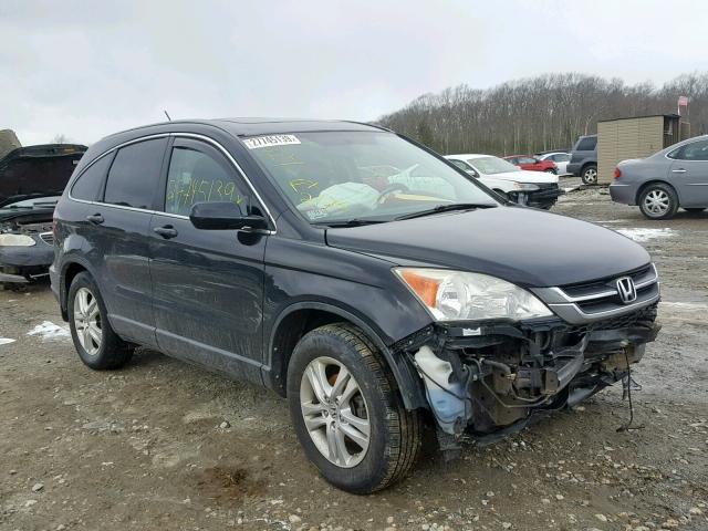 5J6RE4H76AL100549 - 2010 HONDA CR-V EXL BLACK photo 1